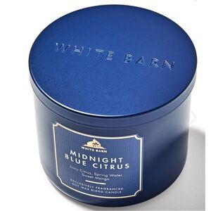 White Barn Midnight Blue Citrus 3-Wick Candle